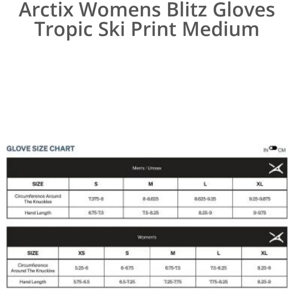 Arctix Size X-Large Black Photo Blitz 3M Thinsulate Puffer Snow Ski Gloves NWT